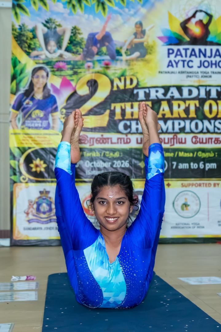 PAYTC Johor yoga student practice and championship photograph 8
